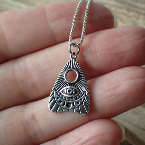 ♻️Recycled Sterling Silver Moon Phase Ouija Planchette Charm