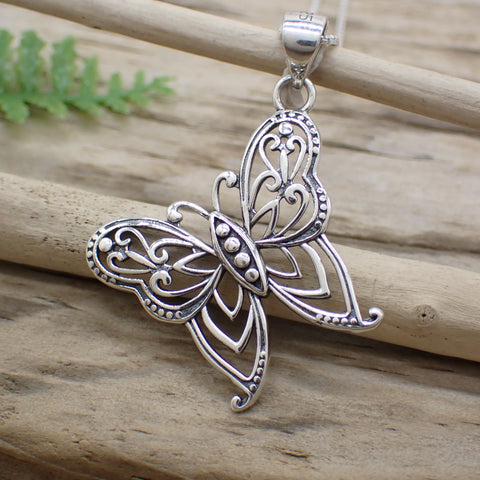 Sterling Silver Butterfly Charm