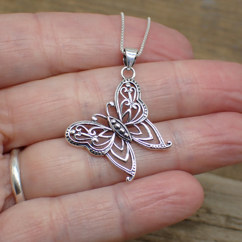 Sterling Silver Butterfly Charm