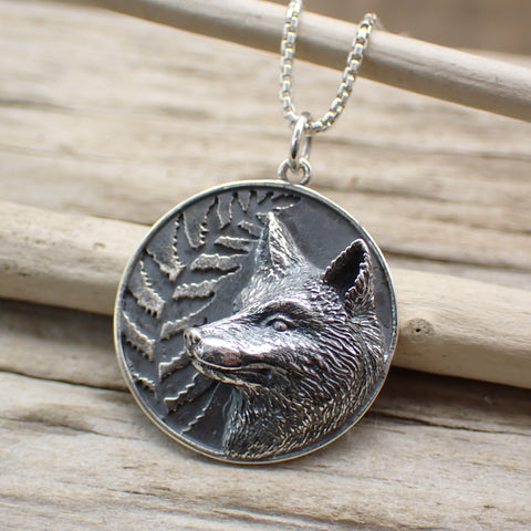 Sterling Silver Fox Charm