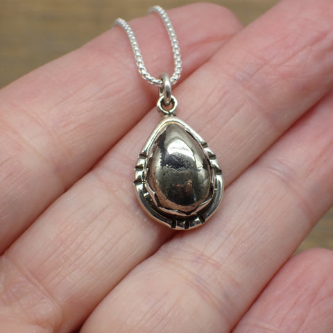 Sterling Silver Apache Gold Charm