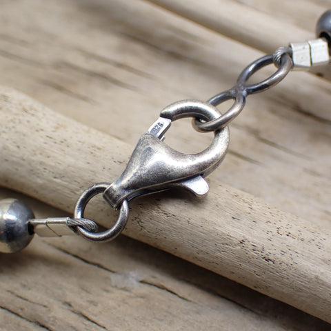 Sterling Silver Navajo Pearl Necklace