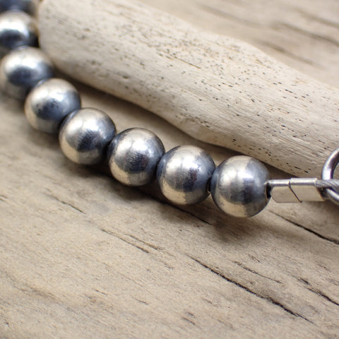 Sterling Silver Navajo Pearl Necklace