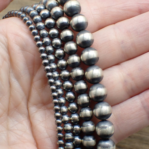 Sterling Silver Navajo Pearl Necklace