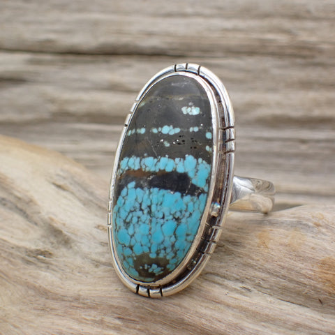 sterling silver number 8 turquoise