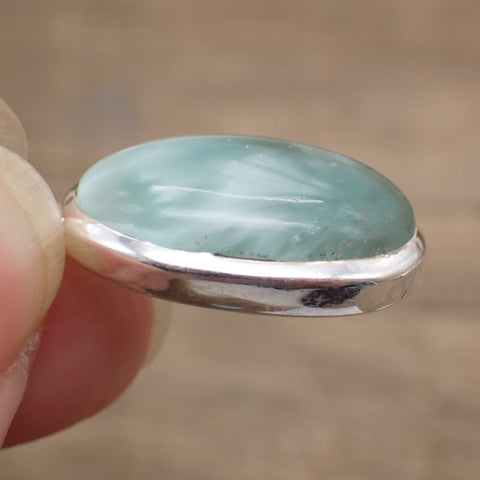 Sterling Silver Hemimorphite Earrings