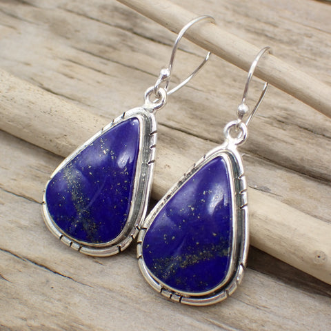 Sterling Silver Lapis Lazuli Earrings
