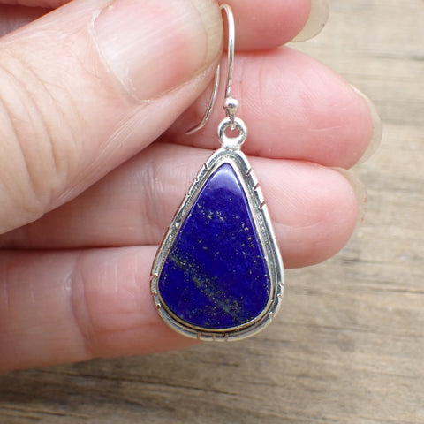 Sterling Silver Lapis Lazuli Earrings