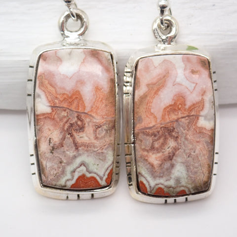 Pendientes Rosita Jaspe Plata de Ley