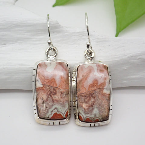 Pendientes Rosita Jaspe Plata de Ley