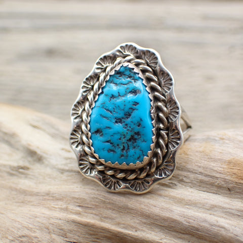 Sleeping Beauty Turquoise Ring By Benjamin Piaso