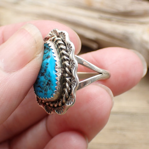 Sleeping Beauty Turquoise Ring By Benjamin Piaso