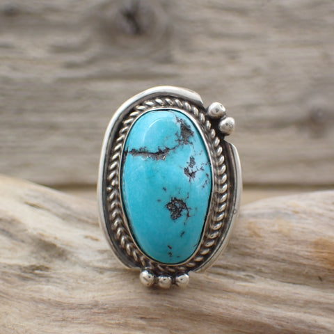 Kingman Turquoise Ring By Harry Spencer