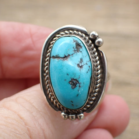 Kingman Turquoise Ring By Harry Spencer