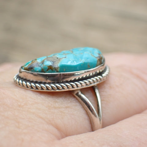 Kingman Turquoise Ring By Harry Spencer