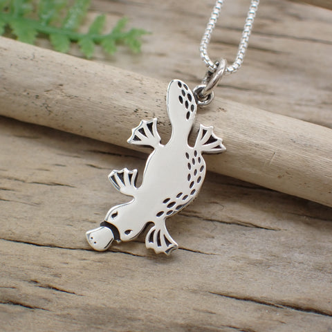 ♻️Recycled Sterling Silver Platypus Charm
