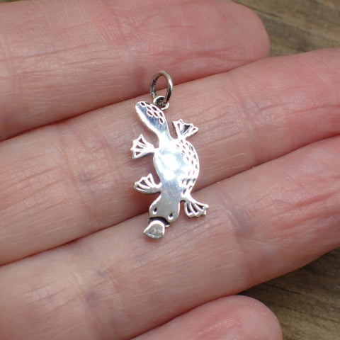 ♻️Recycled Sterling Silver Platypus Charm