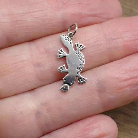 ♻️Recycled Sterling Silver Platypus Charm