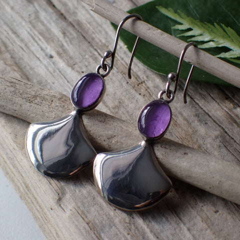 Amethyst Sterling Silver Earrings