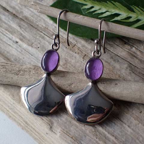 Amethyst Sterling Silver Earrings