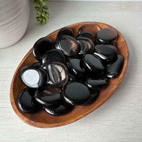 Smoky Quartz Worry Stone