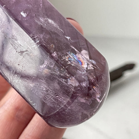 Amethyst crystal stone wand