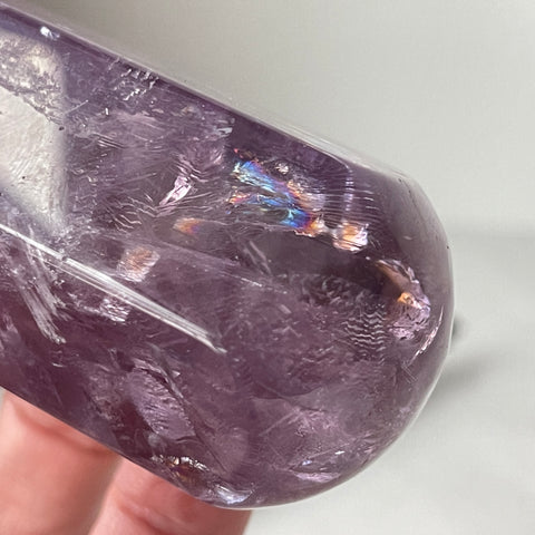 Amethyst crystal stone wand