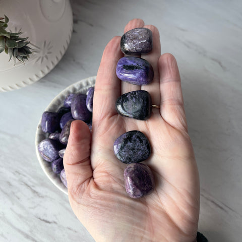 Charoite Tumbled Stone