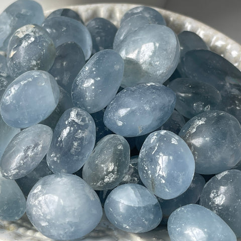 Celestine Tumbled Stone