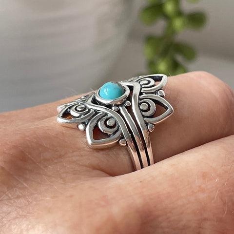 Sterling Silver Turquoise Ring