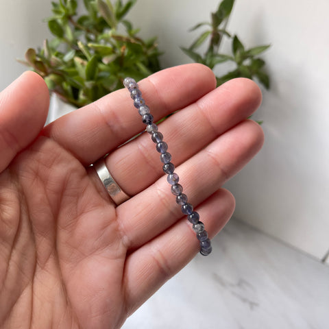 Iolite Gemstone Energy Bracelet