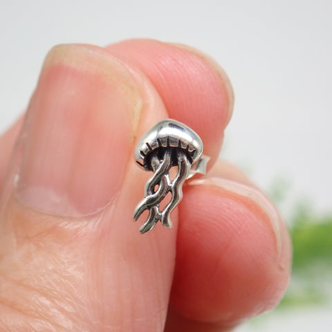 Sterling Silver Jellyfish Post Earrings