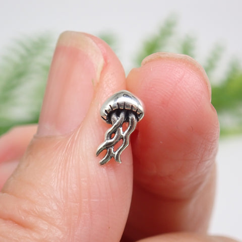 Sterling Silver Jellyfish Post Earrings