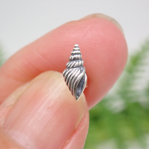 Sterling Silver Seashell Post Earrings