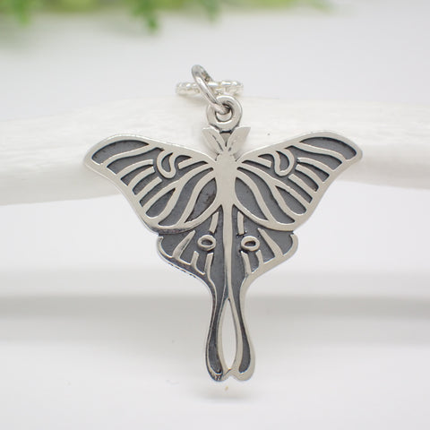 Sterling Silver Luna Moth Charm