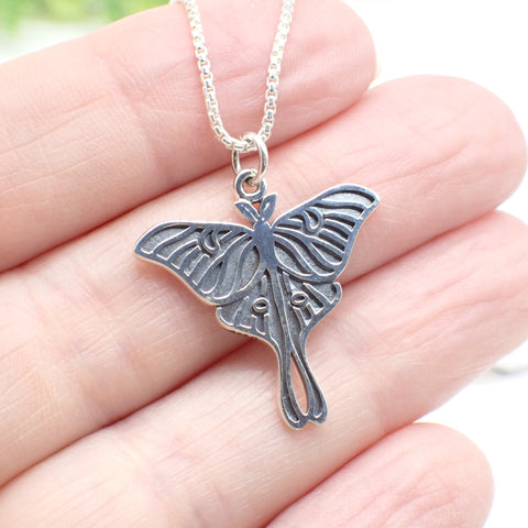 Sterling Silver Luna Moth Charm