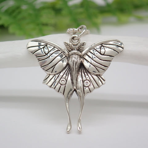 Sterling Silver Luna Moth Charm