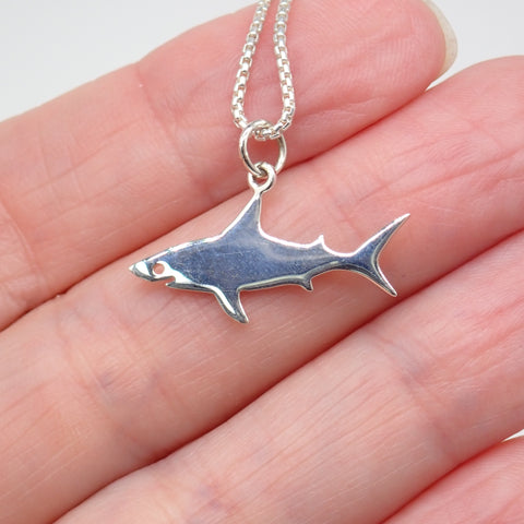 Sterling Silver Shark Charm