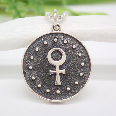 Sterling Silver Astrology Taurus Pendant