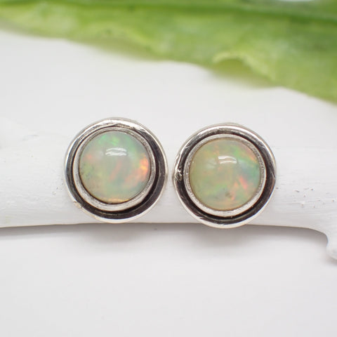 ethiopian opal studs