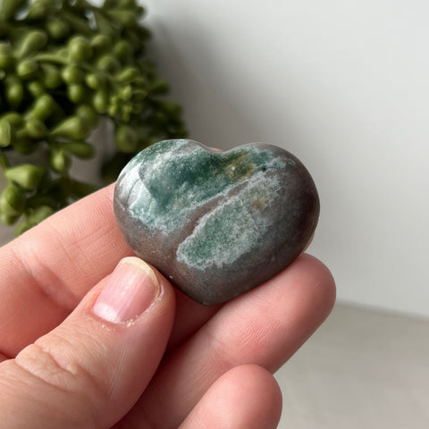 Polychrome Jasper Heart