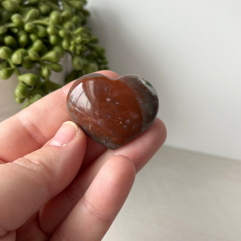 Polychrome Jasper Heart