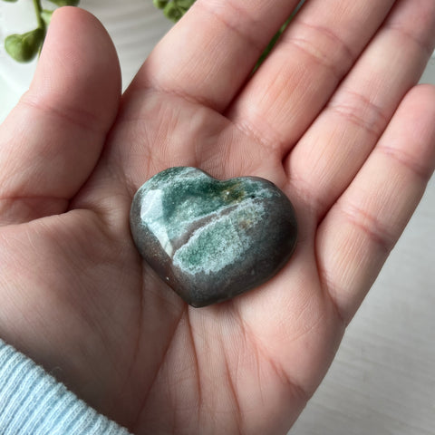 Polychrome Jasper Heart