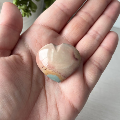 Polychrome Jasper Heart