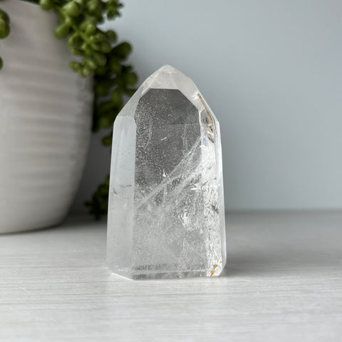 Clear Quartz Point with Inclusion