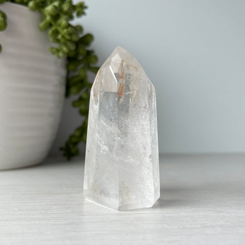 Clear Quartz Point with Inclusion