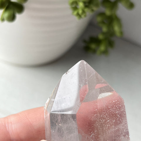 Clear Quartz Point with Inclusion