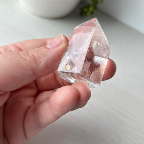 Clear Quartz Point with Inclusion