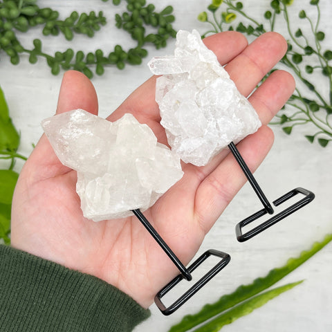 Clear Quartz Cluster on Pin Stand - Choose Your Own