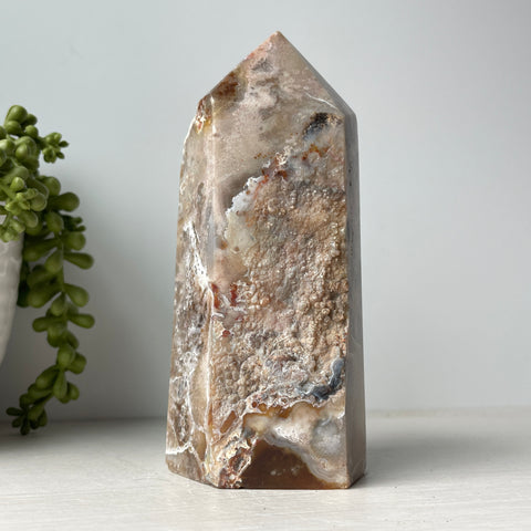 Agate Druzy Tower